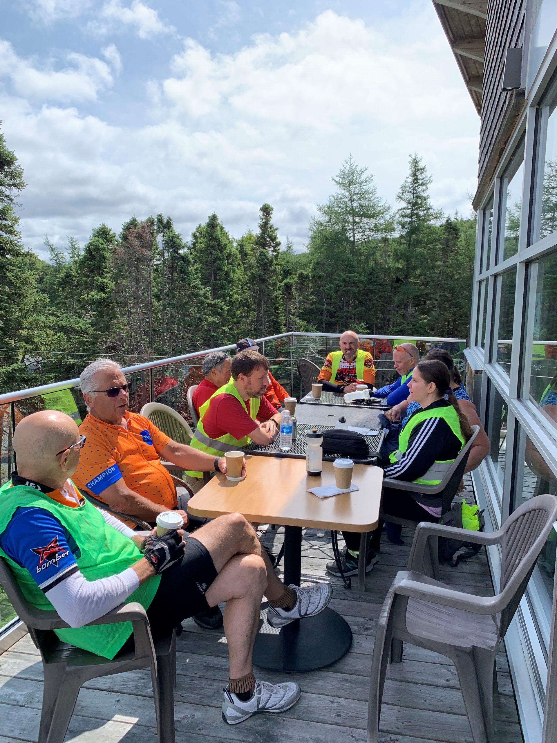 Photos from the BNL and VISRA tandem bike program Bicycle